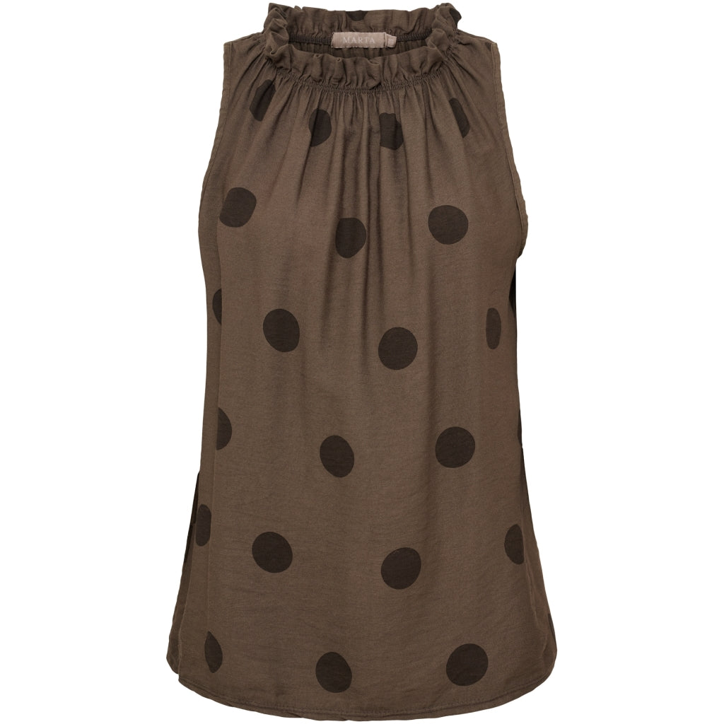 MARTA DU CHATEAU Marta du Chateau dame top MdcLucina 2319 Top Brown