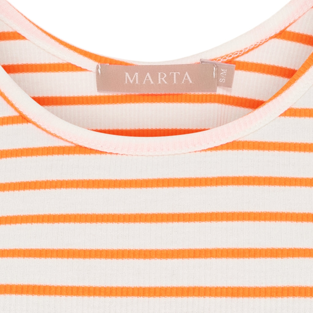MARTA DU CHATEAU Marta du Chateau dame top MdcMarina 2499/B Top Arancio Fluo