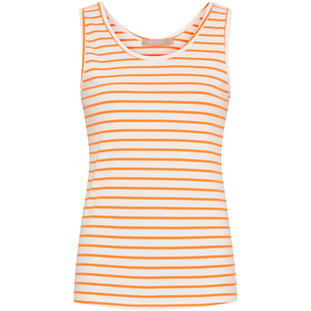 MARTA DU CHATEAU Marta du Chateau dame top MdcMarina 2499/B Top Arancio Fluo