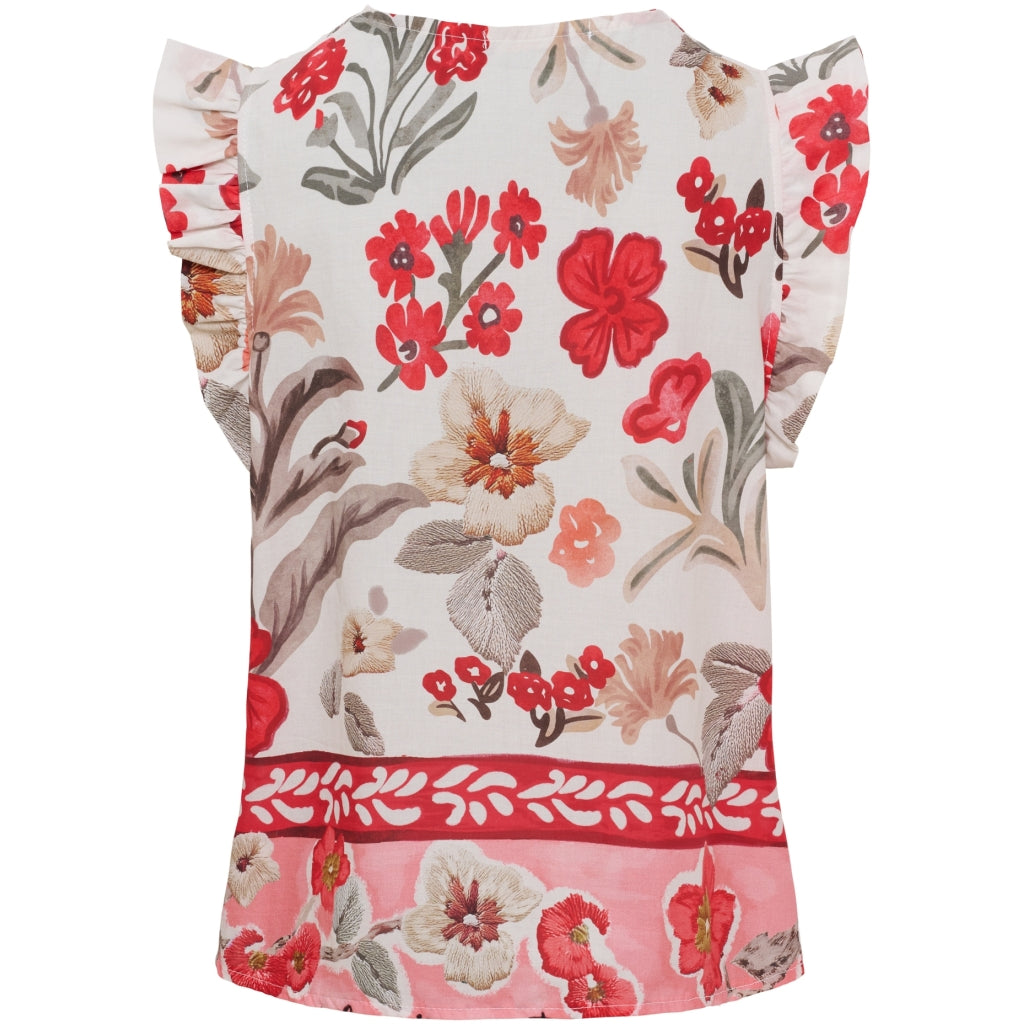 MARTA DU CHATEAU Marta du Chateau dame top MdcMarita 85573 Shirt Red