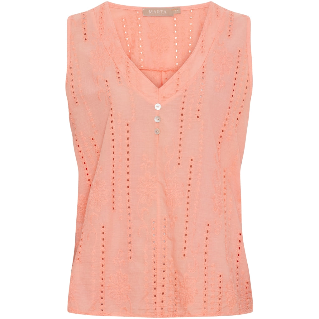 MARTA DU CHATEAU Marta du Chateau dame top MdcPerla 6261 Top Orange703