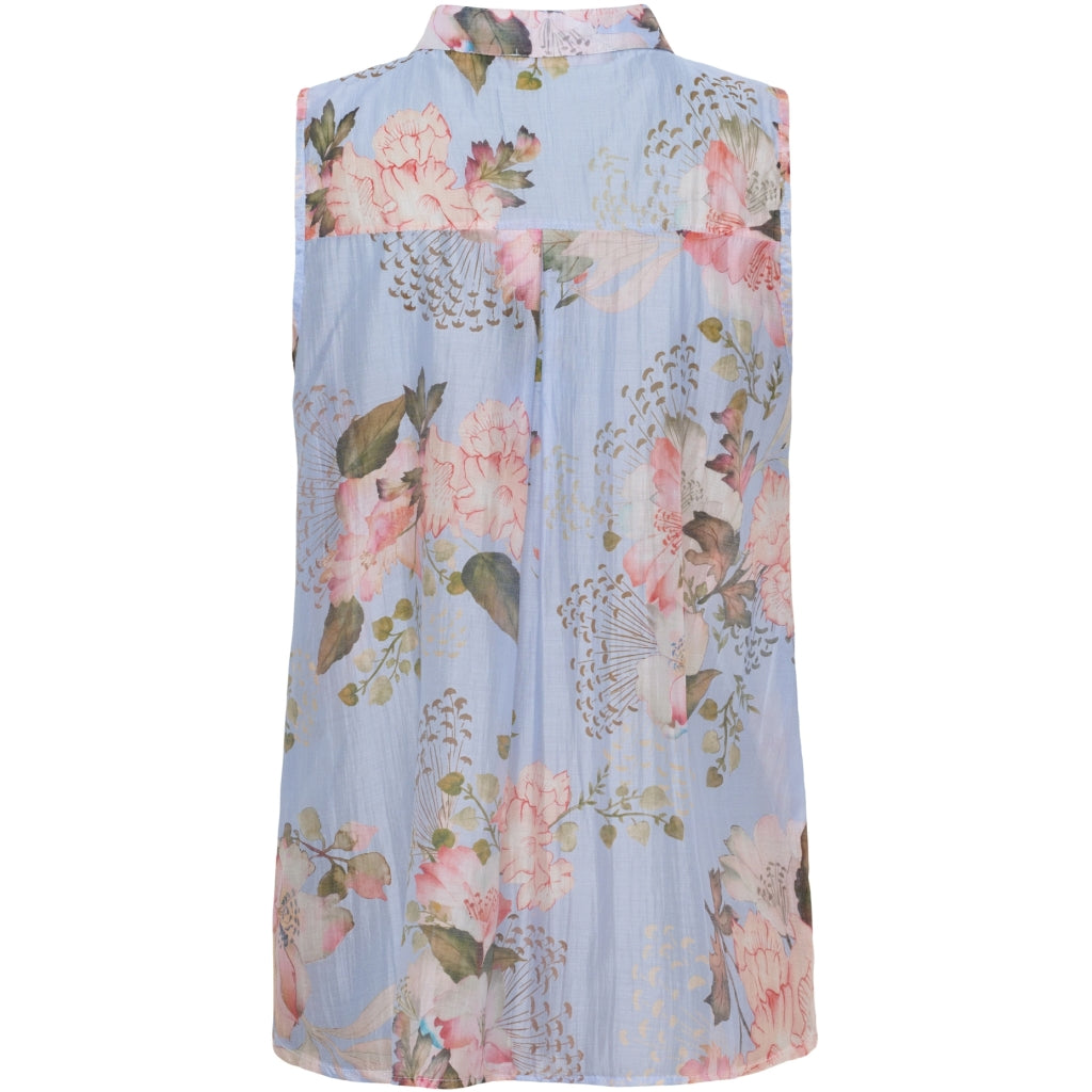 MARTA DU CHATEAU Marta du Chateau dame top MdcRaya 7284 Shirt Celeste