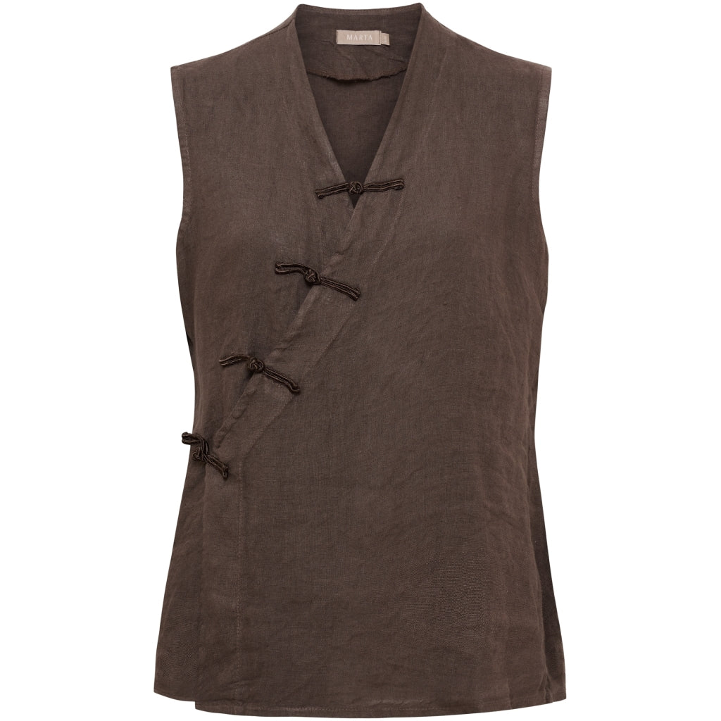 MARTA DU CHATEAU Marta du Chateau dame top MdcSheila 268607 Shirt Mocca
