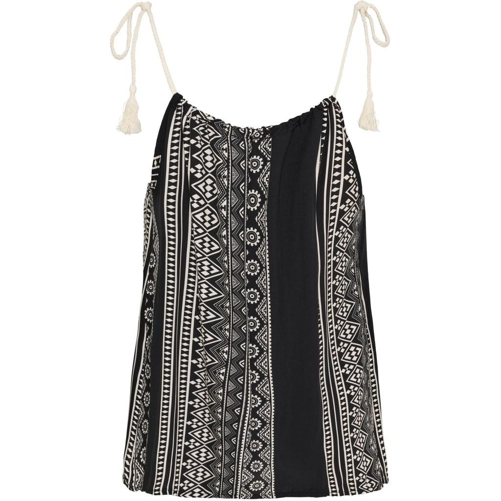 MARTA DU CHATEAU Marta du Chateau dame top MdcTanya 258620 Top Black/WhiteMC1488