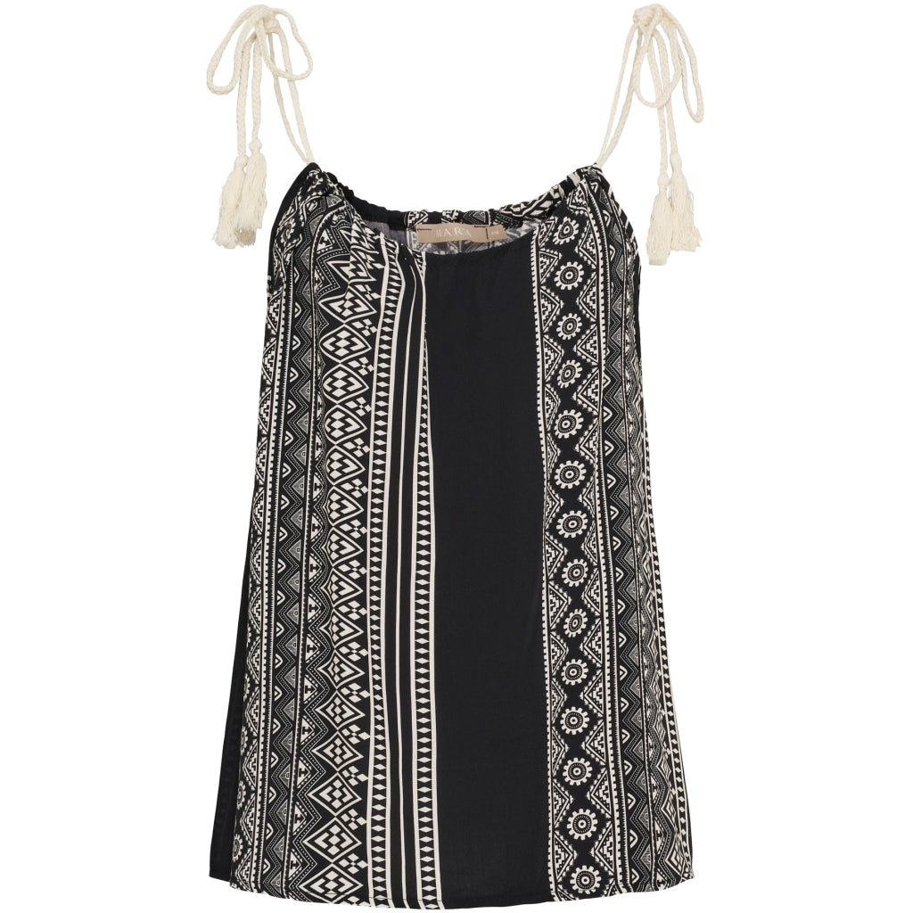 MARTA DU CHATEAU Marta du Chateau dame top MdcTanya 258620 Top Black/WhiteMC1488