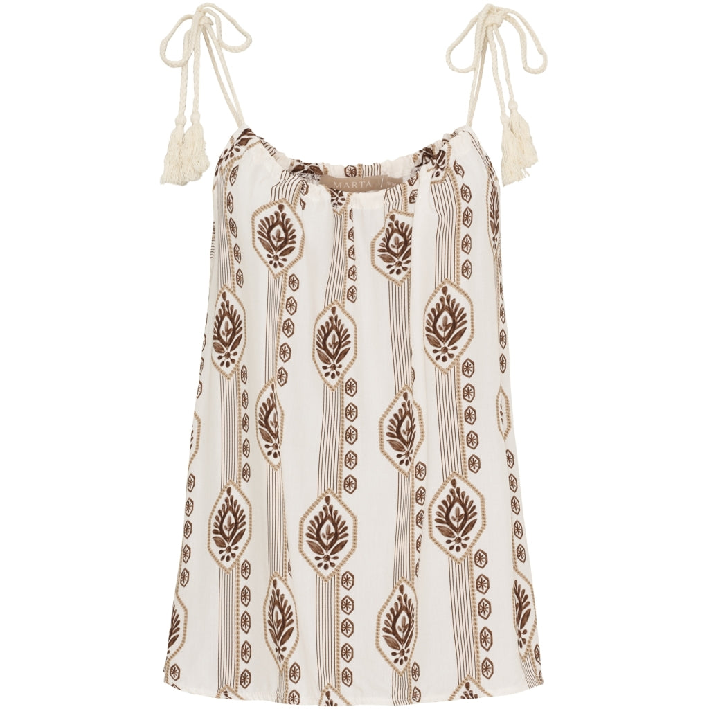 MARTA DU CHATEAU Marta du Chateau dame top MdcTanya 258620 Top Moro/BeigeXof3986