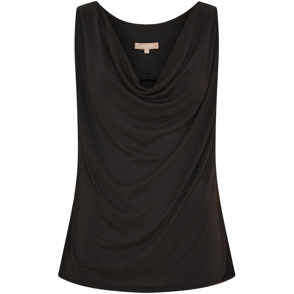 MARTA DU CHATEAU Marta du Chateau dame top MdcVeronika 82107 Top Black