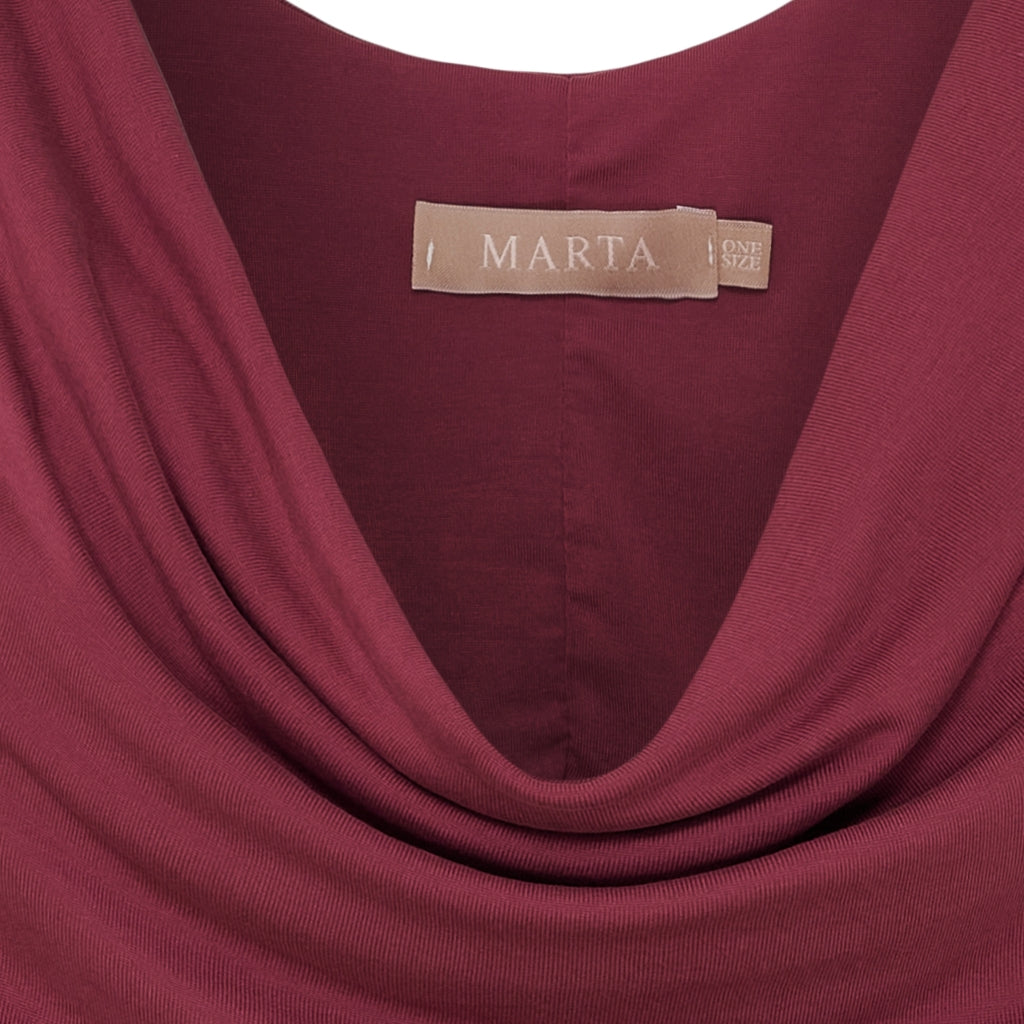 MARTA DU CHATEAU Marta du Chateau dame top MdcVeronika 82107 Top Bordeaux
