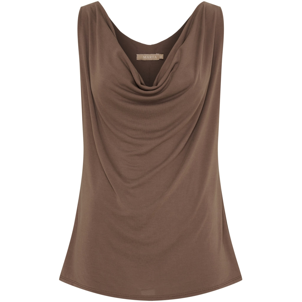 MARTA DU CHATEAU Marta du Chateau dame top MdcVeronika 82107 Top Brown