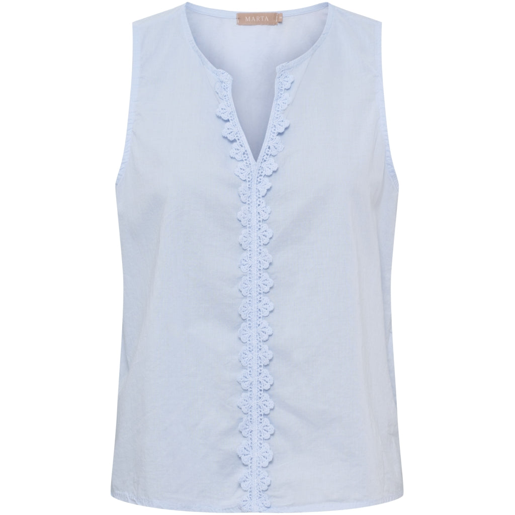 MARTA DU CHATEAU Marta du Chateau dame top MdcVienna 68503M Top Cielo