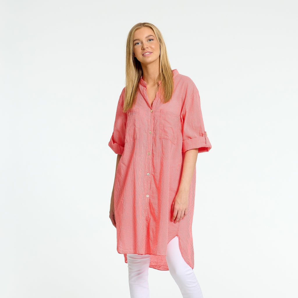 MARTA DU CHATEAU Marta du Chateau dame tunika MdcTine 1665-25 Tunica Coral