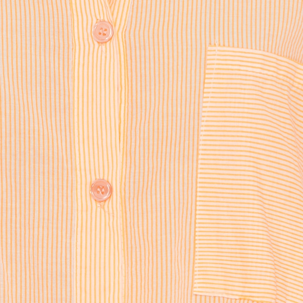 MARTA DU CHATEAU Marta du Chateau dame tunika MdcTine 1665-25 Tunica Strong Orange Stripe