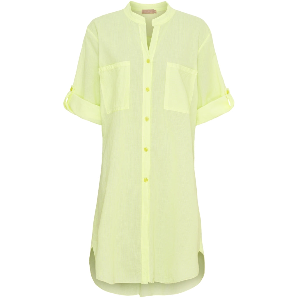 MARTA DU CHATEAU Marta du Chateau dame tunika MdcTine 1665-25 Tunica Strong Yellow Stripe