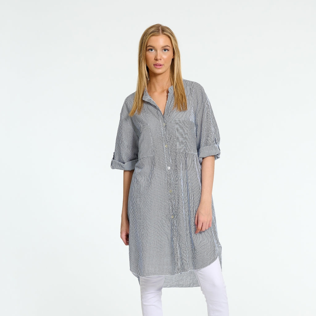 MARTA DU CHATEAU Marta du Chateau dame tunika MdcTine 1665-25 Tunica White/Blue