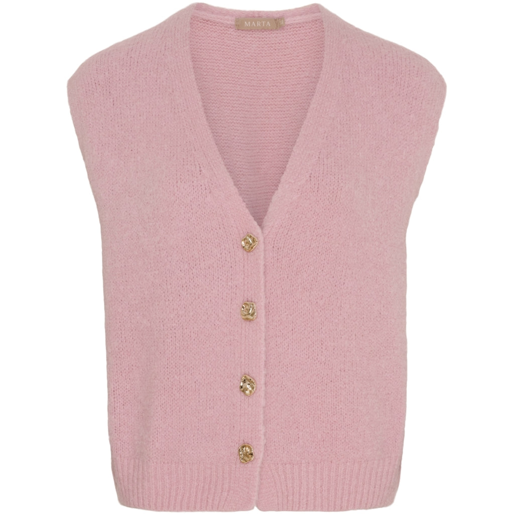 MARTA DU CHATEAU Marta du Chateau dame vest MdcAmara 5215 Vest Rosa