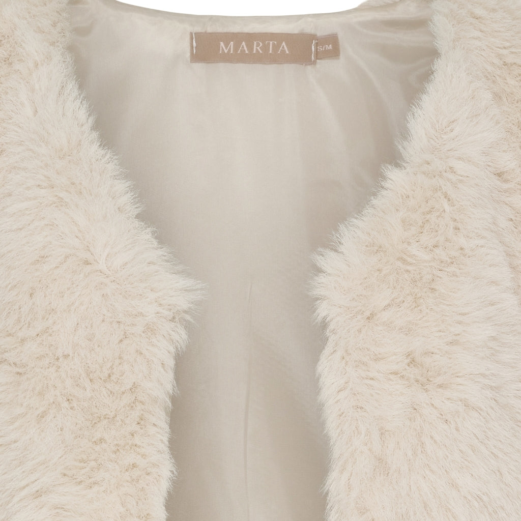 MARTA DU CHATEAU Marta du Chateau dame vest MdcArlette 85896 Vest Beige6