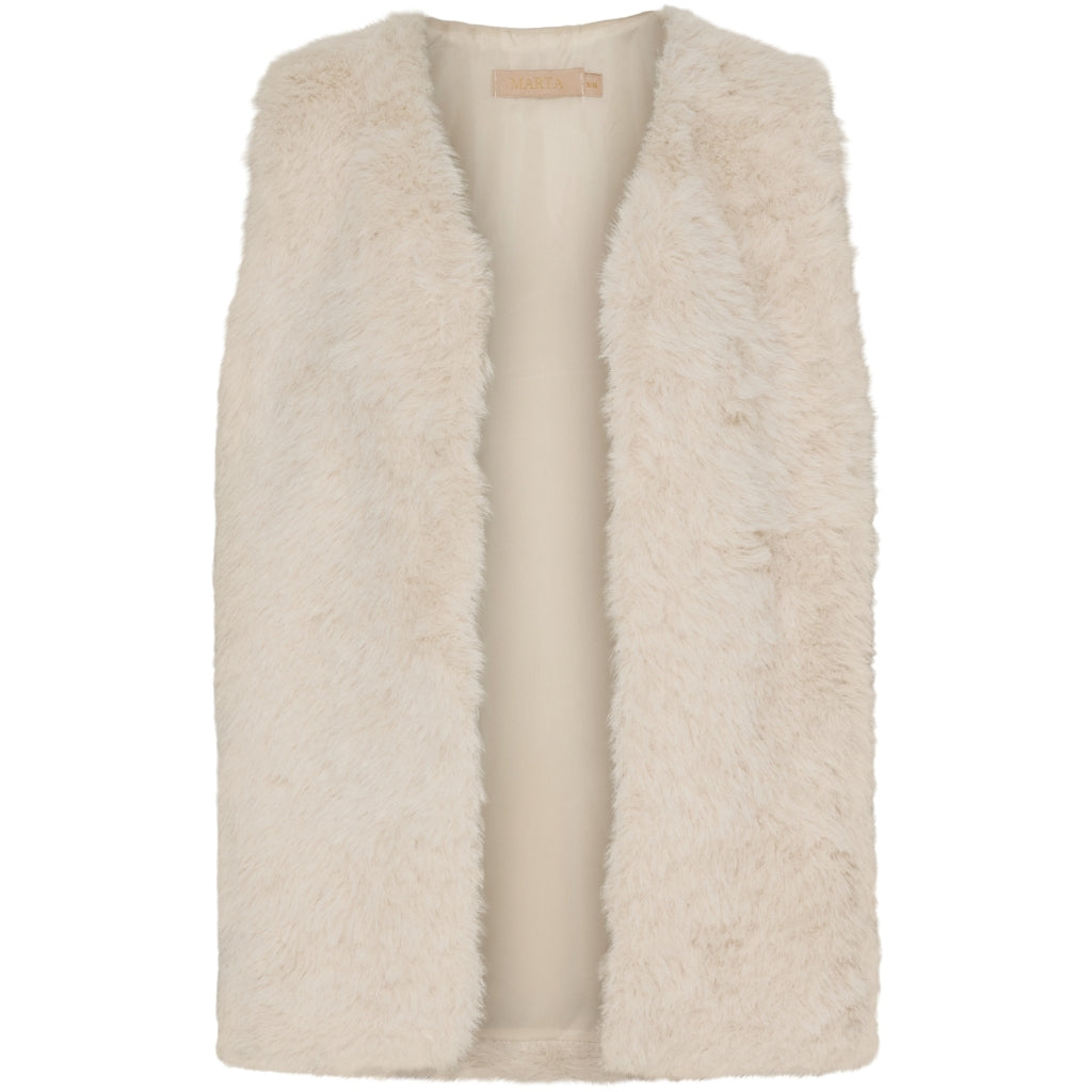 MARTA DU CHATEAU Marta du Chateau dame vest MdcArlette 85896 Vest Beige9