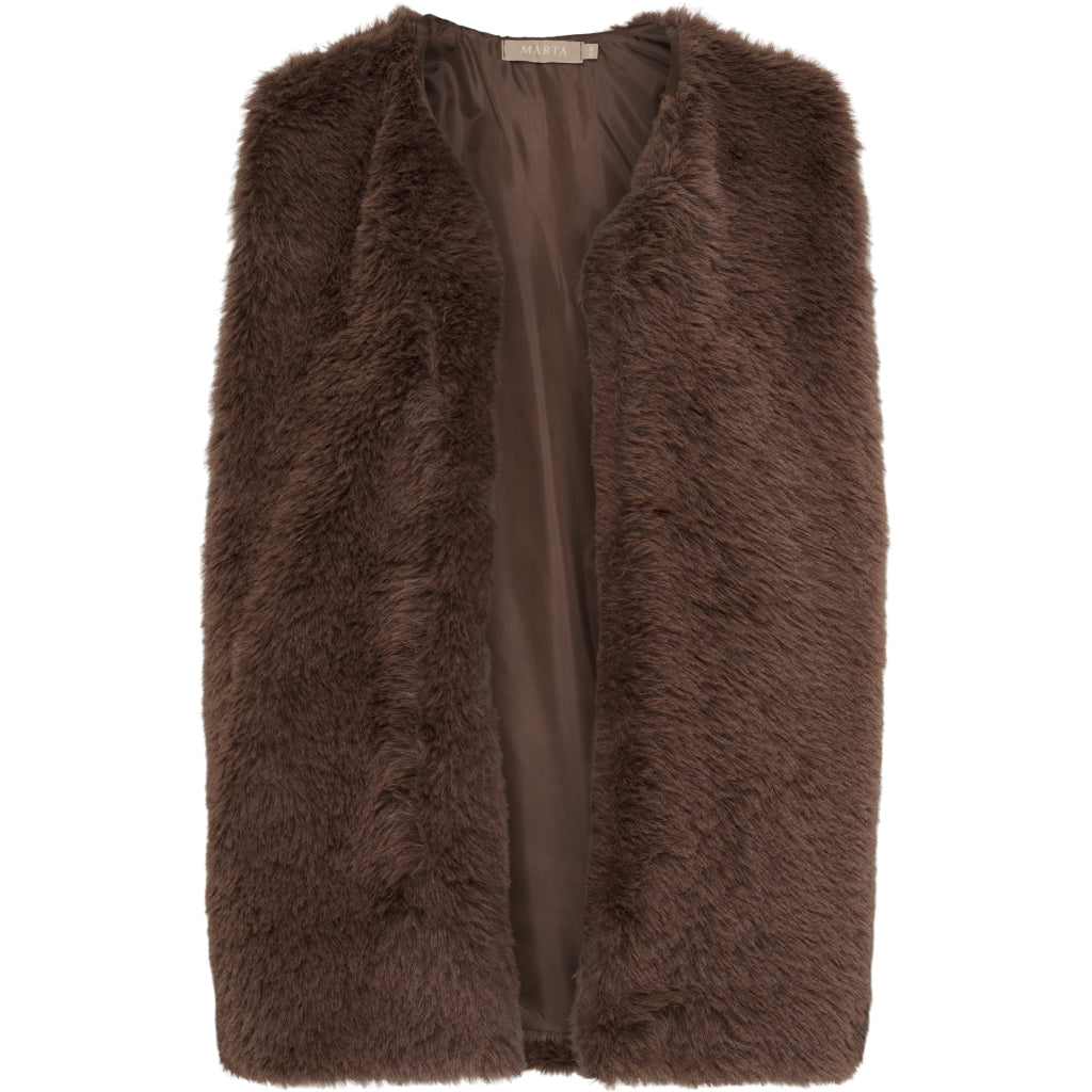 MARTA DU CHATEAU Marta du Chateau dame vest MdcArlette 85896 Vest Marrone2