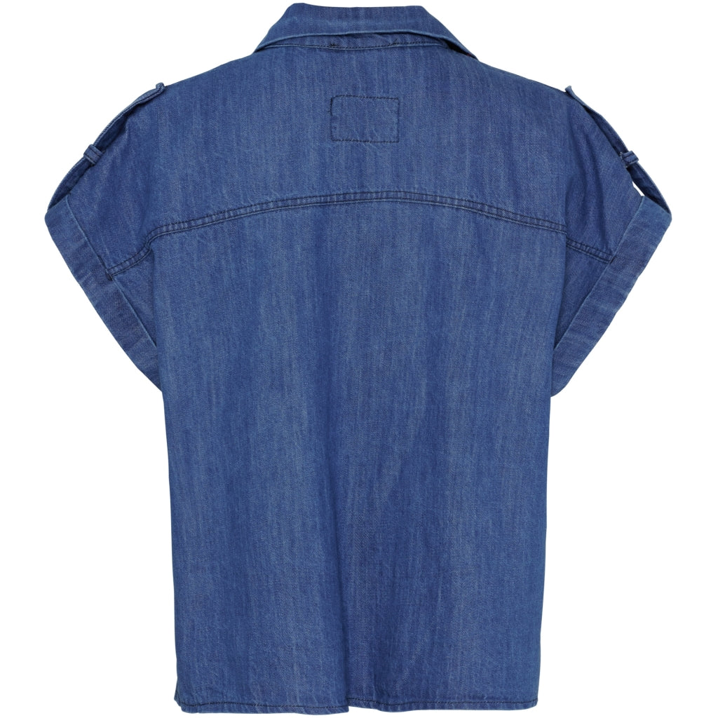 MARTA DU CHATEAU Marta du Chateau dame vest MdcCarola 11053 Vest Medium Blue