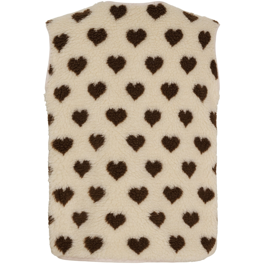 MARTA DU CHATEAU Marta du Chateau dame vest MdcDahlia 25710 Vest Cream/Moro