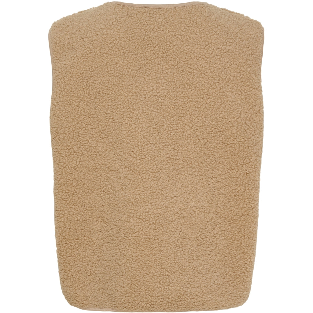 MARTA DU CHATEAU Marta du Chateau dame vest MdcEmmie 25172 Vest Camel