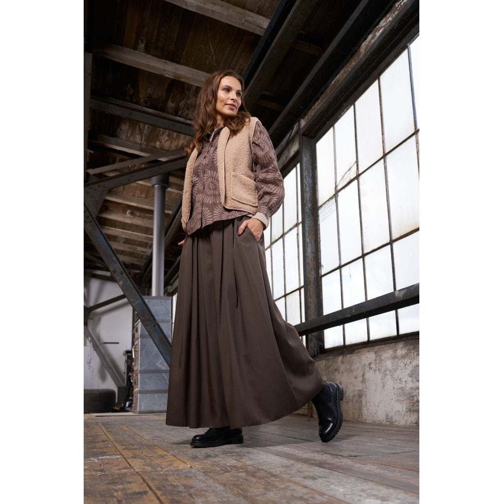 MARTA DU CHATEAU Marta du Chateau dame vest MdcEmmie 25172 Vest Camel