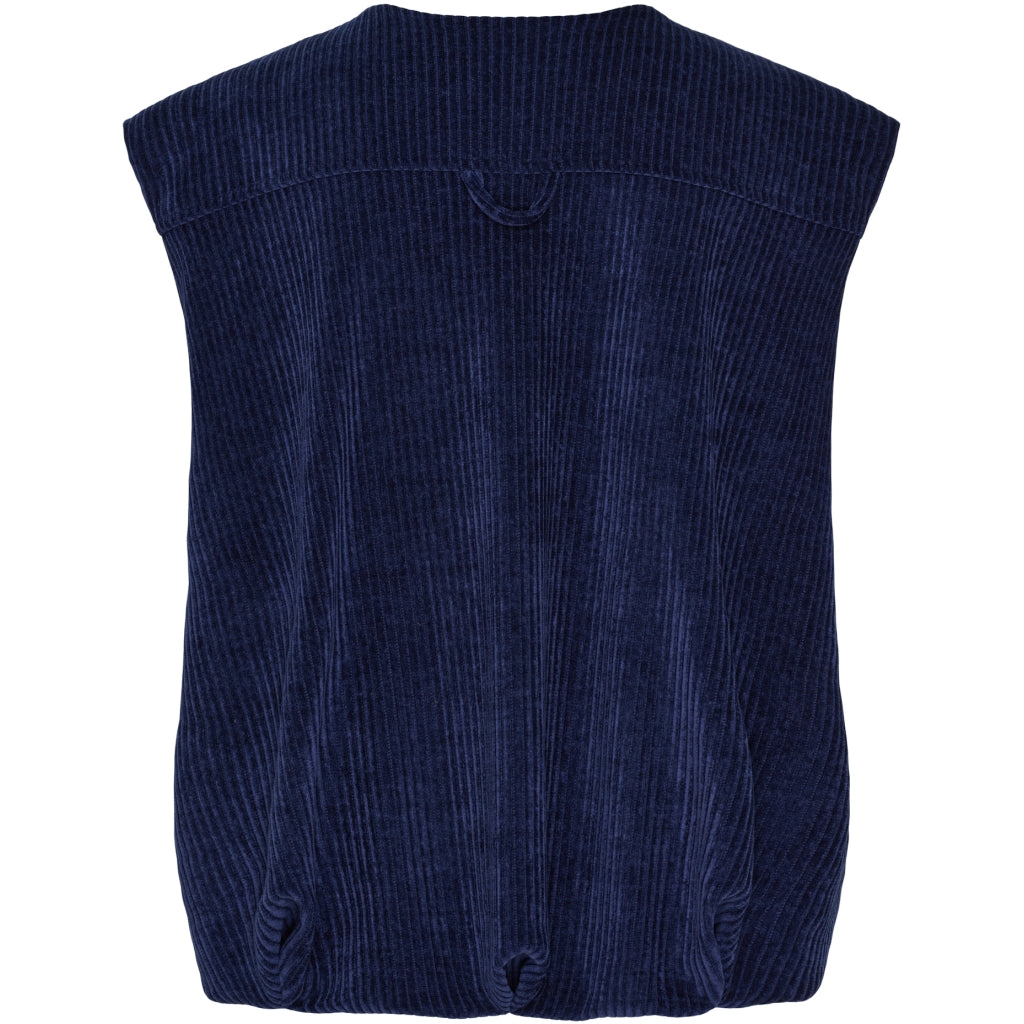 MARTA DU CHATEAU Marta du Chateau dame vest MdcFreya 55009 Vest BlueNavy1