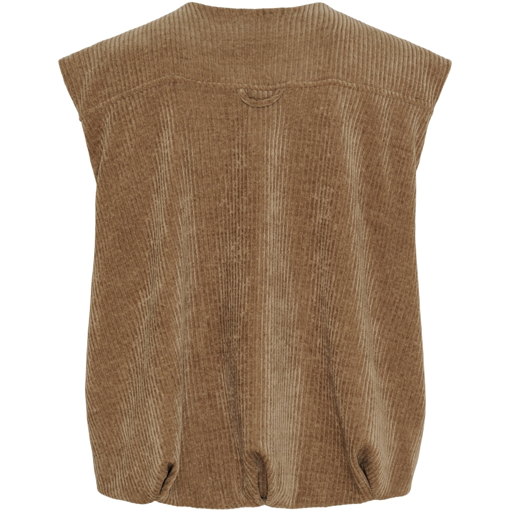 MARTA DU CHATEAU Marta du Chateau dame vest MdcFreya 55009 Vest Camel99