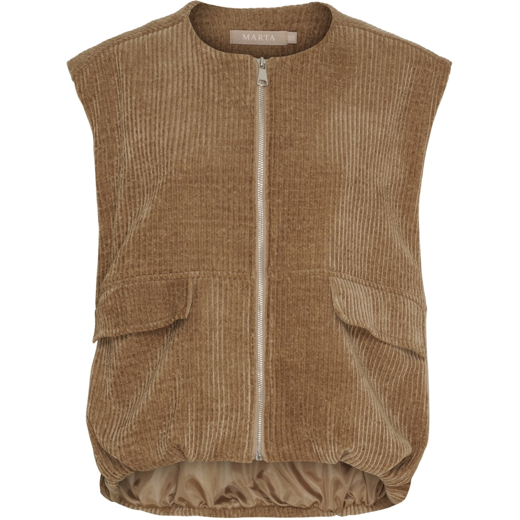 MARTA DU CHATEAU Marta du Chateau dame vest MdcFreya 55009 Vest Camel99