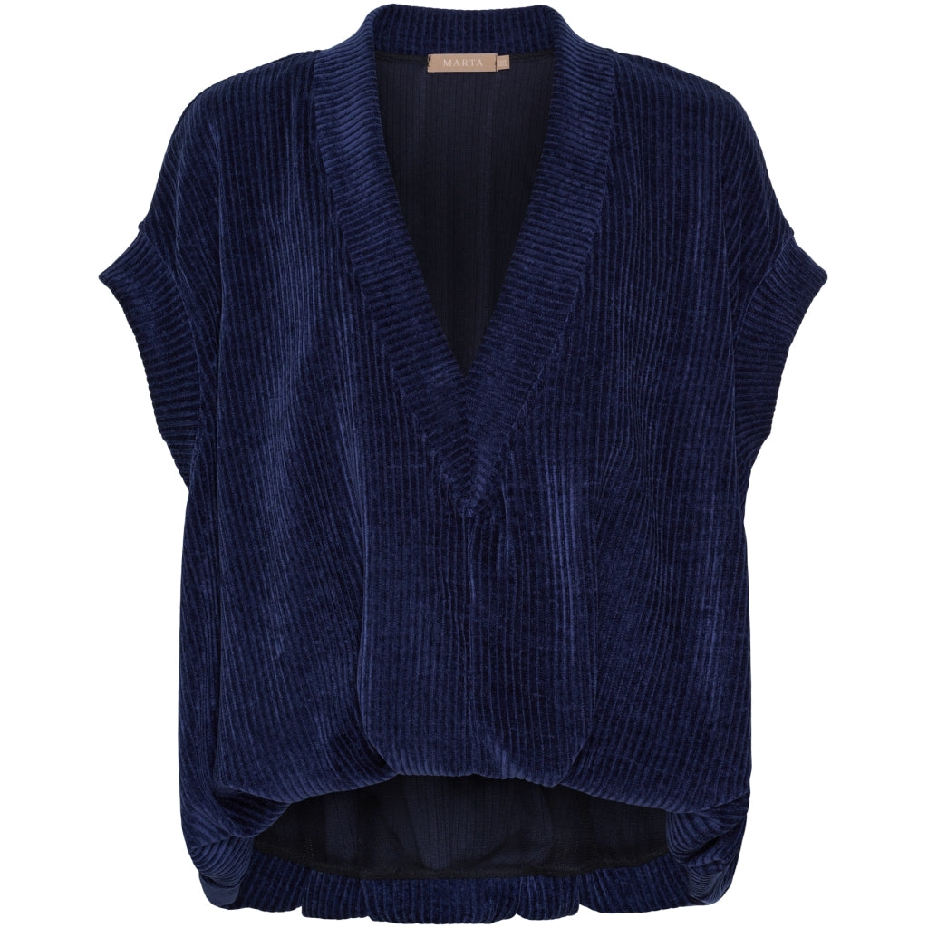 MARTA DU CHATEAU Marta du Chateau dame vest MdcIsla 55080 Vest BlueNavy1