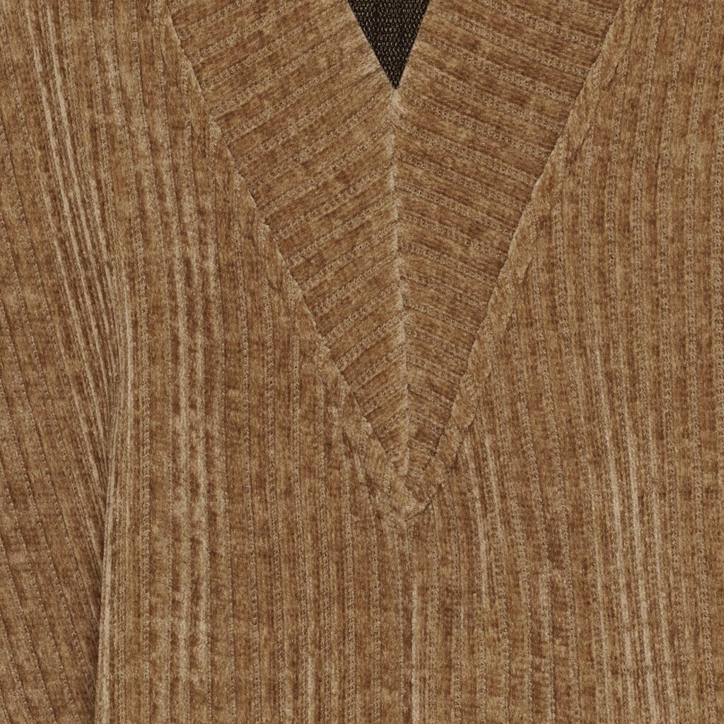 MARTA DU CHATEAU Marta du Chateau dame vest MdcIsla 55080 Vest Camel99