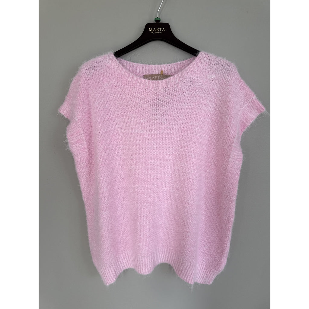 MARTA DU CHATEAU Marta du Chateau dame vest MdcLaya 8039 Knit Vest Rosa