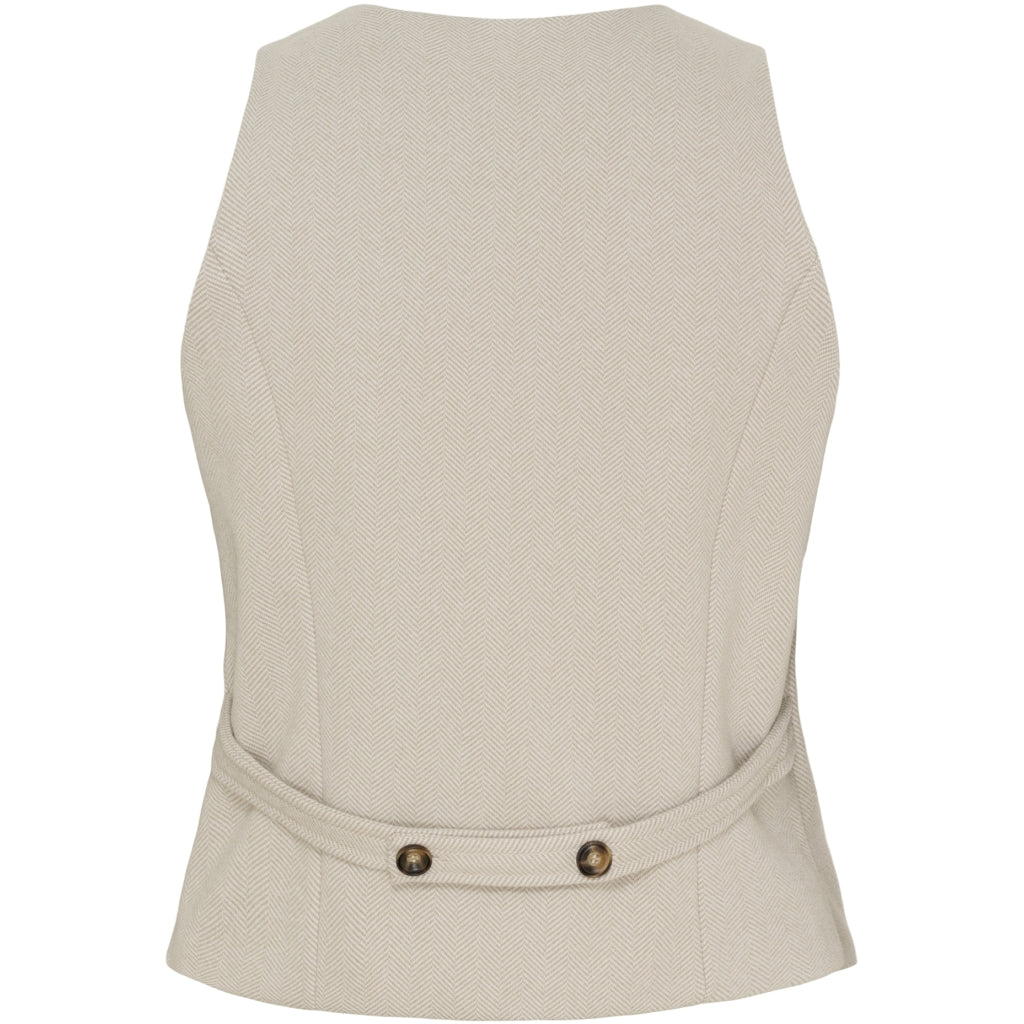 MARTA DU CHATEAU Marta du Chateau dame vest MdcRainey 248469 Vest Beige1