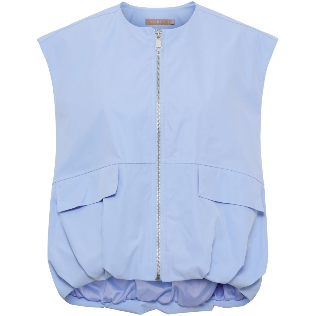 MARTA DU CHATEAU Marta du Chateau dame vest MdcTyra 55009M Vest Sky