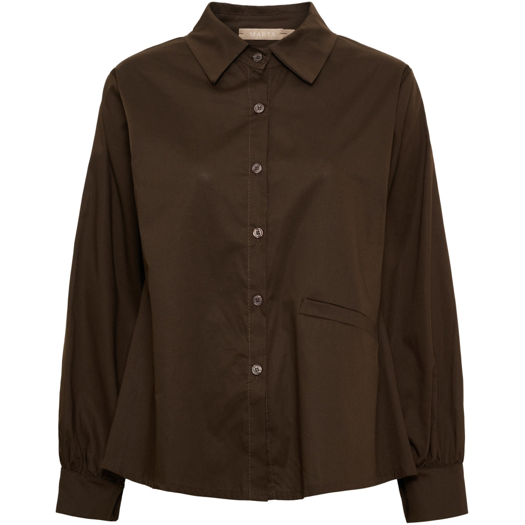 MARTA DU CHATEAU Marta du Chatrau Dame Skjorte MdcVaila 8926 Shirt Moro