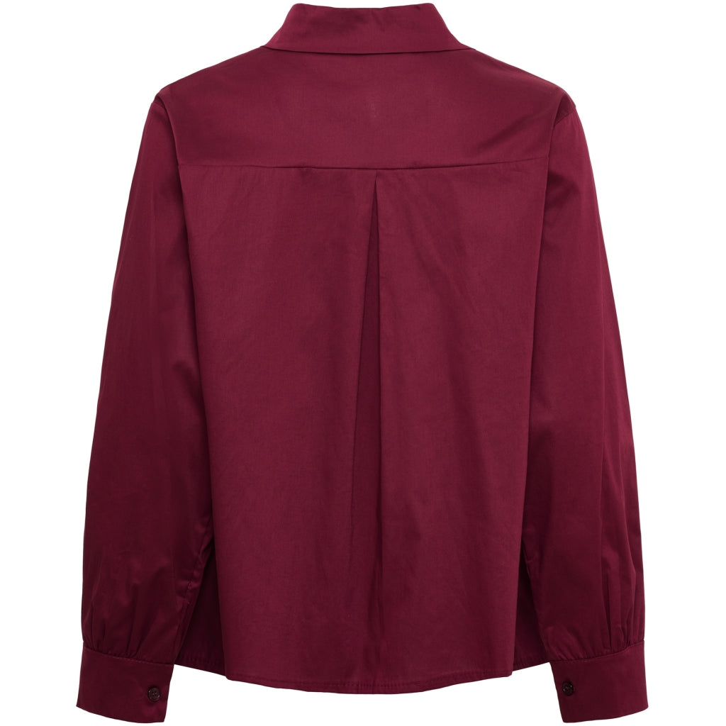 MARTA DU CHATEAU Marta du Chatrau Dame Skjorte MdcVaila 8926 Shirt Wine