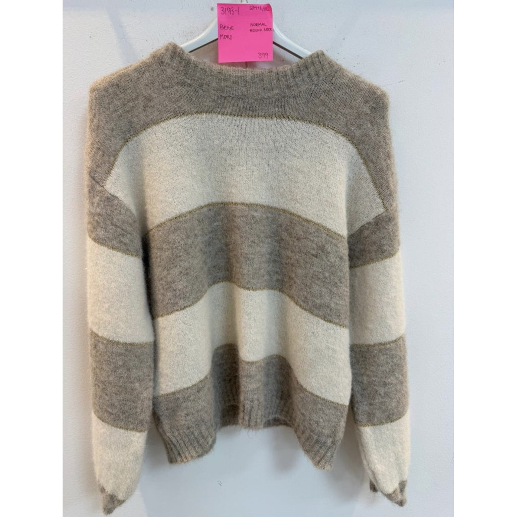 MARTA DU CHATEAU Marta du Cheatau Dame Strik MdcWildflower 3193-1 Knit Beige
