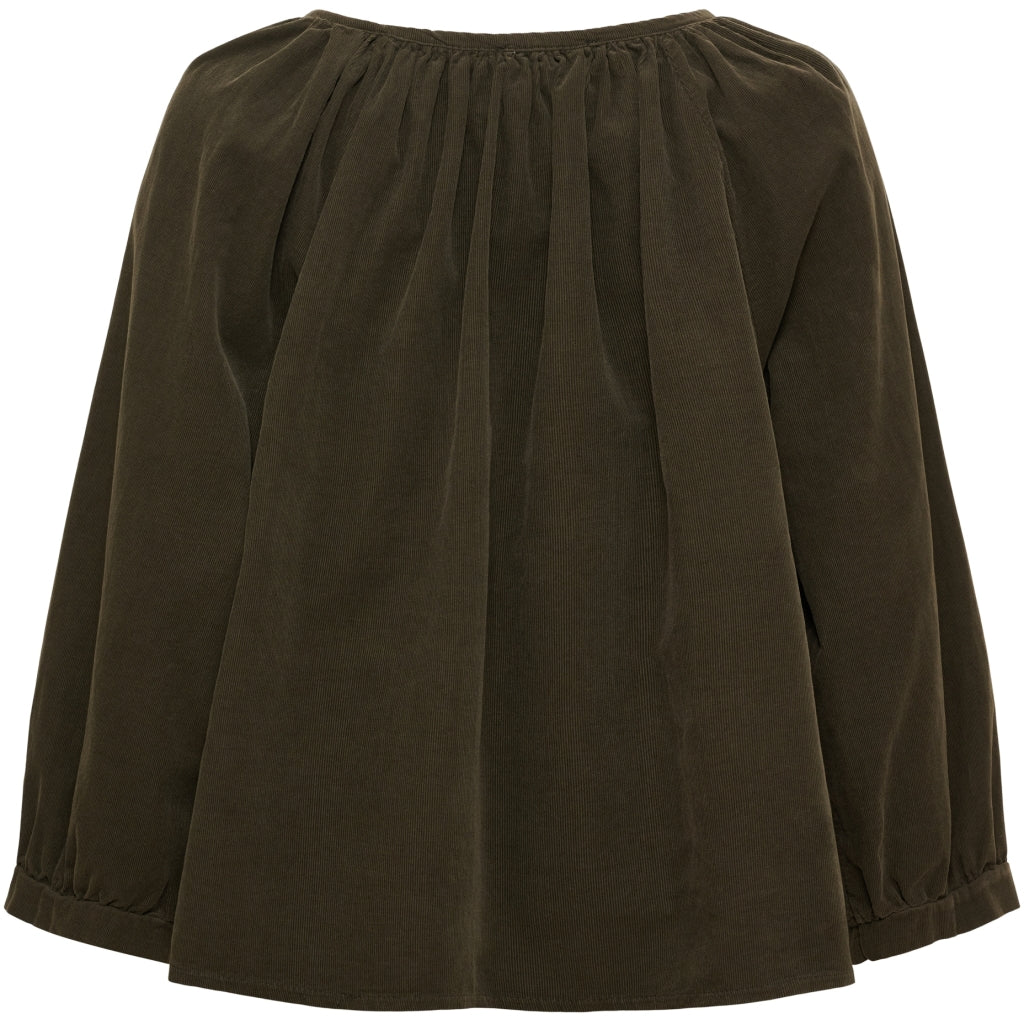 MARTA DU CHATEAU Marta du chateau Dame Bluse MdcJuniper 8529 Blouse Moro