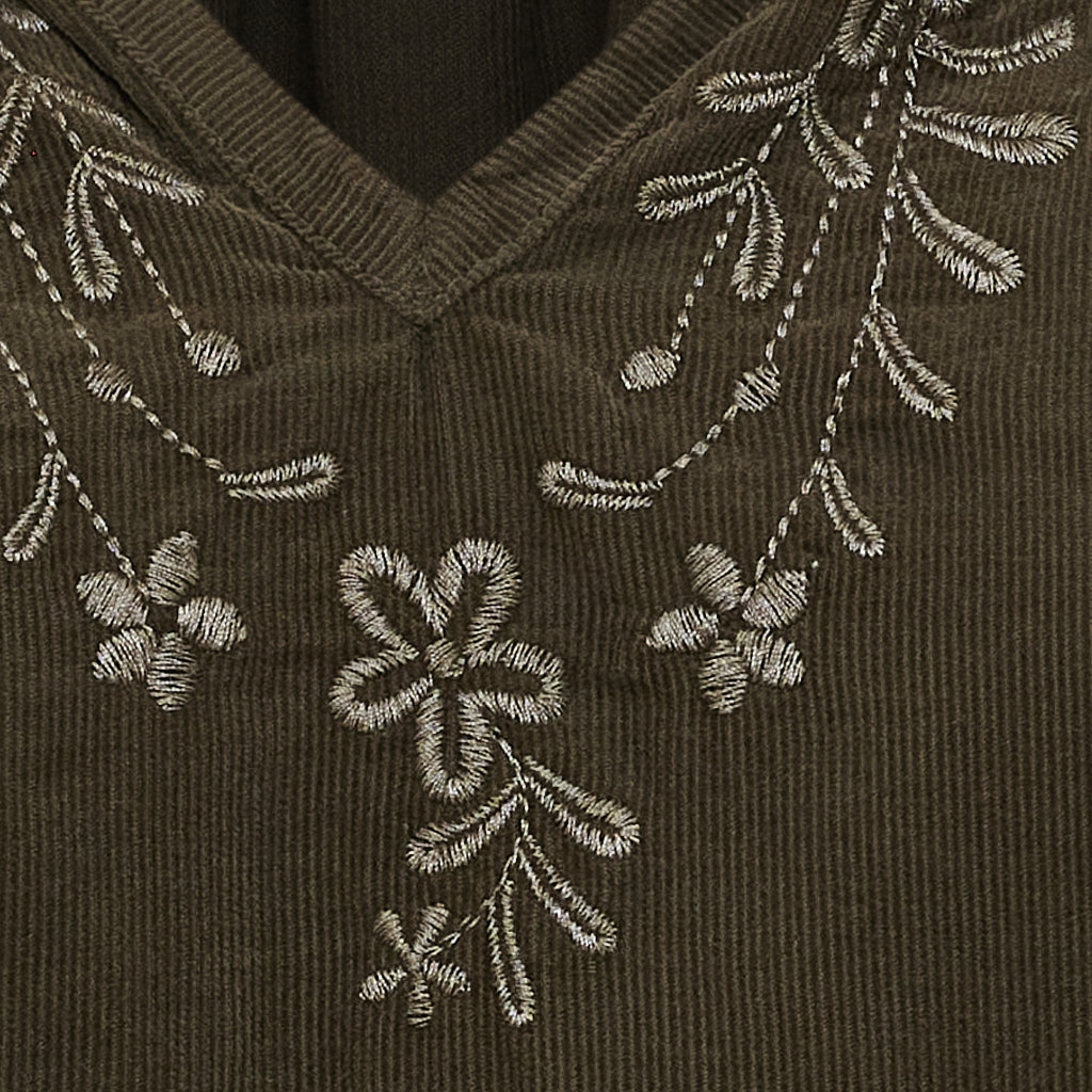 MARTA DU CHATEAU Marta du chateau Dame Bluse MdcJuniper 8529 Blouse Moro