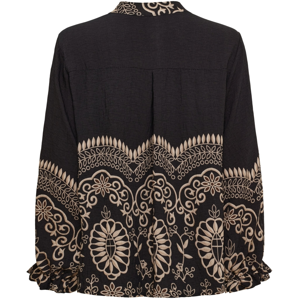 MARTA DU CHATEAU Marta du chateau Dame Bluse MdcLinden 8567 Blouse Black1034tpb