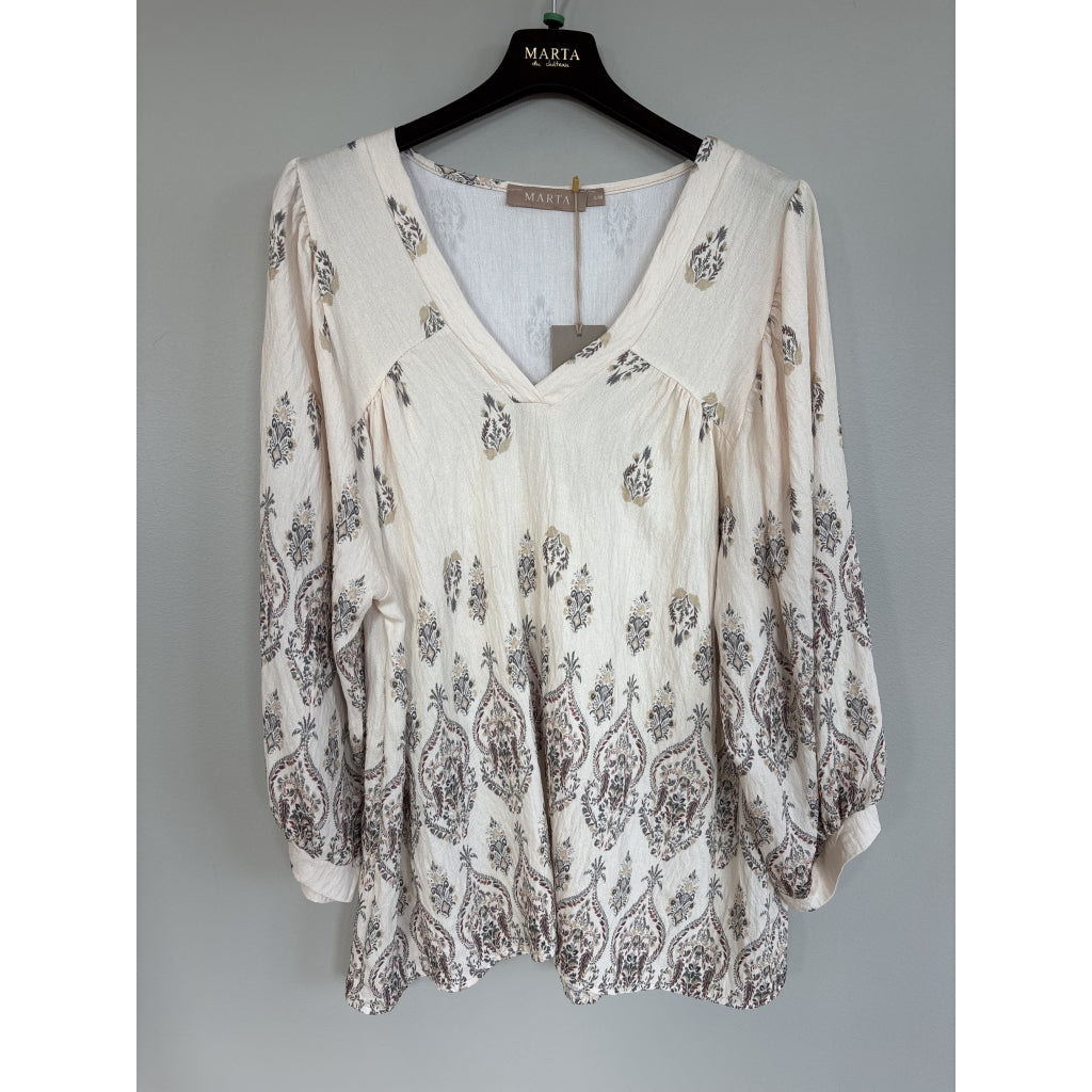 MARTA DU CHATEAU Marta du chateau Dame Bluse MdcMaevy 8512- Blouse Bordeaux6752tpk