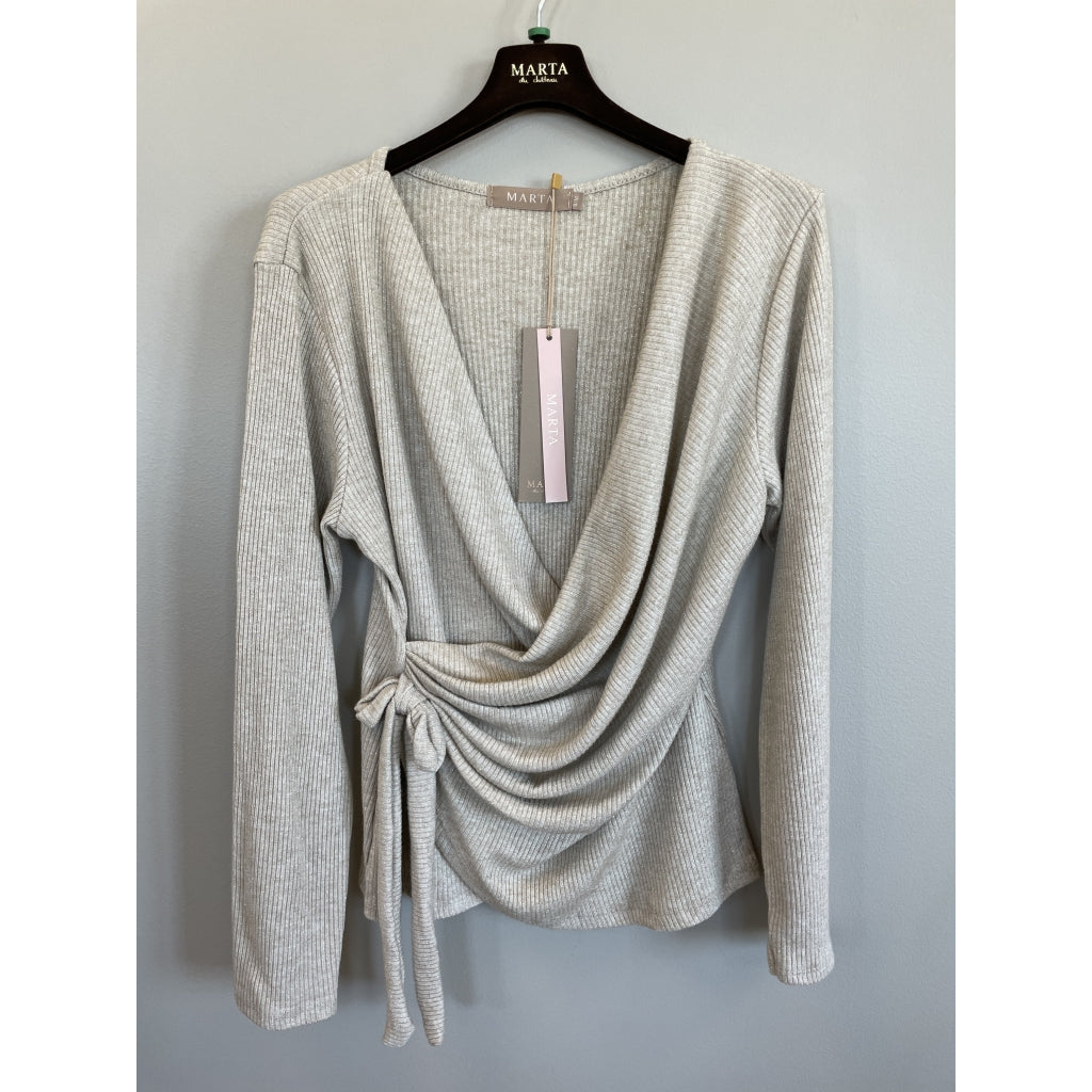 MARTA DU CHATEAU Marta du chateau Dame Bluse MdcTalina 1612- Blouse Beige