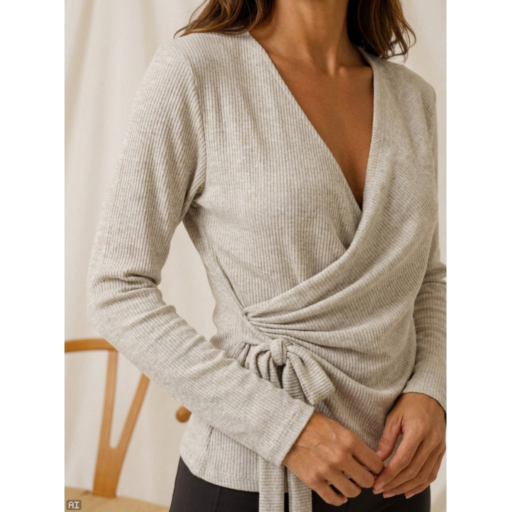 MARTA DU CHATEAU Marta du chateau Dame Bluse MdcTalina 1612- Blouse Beige