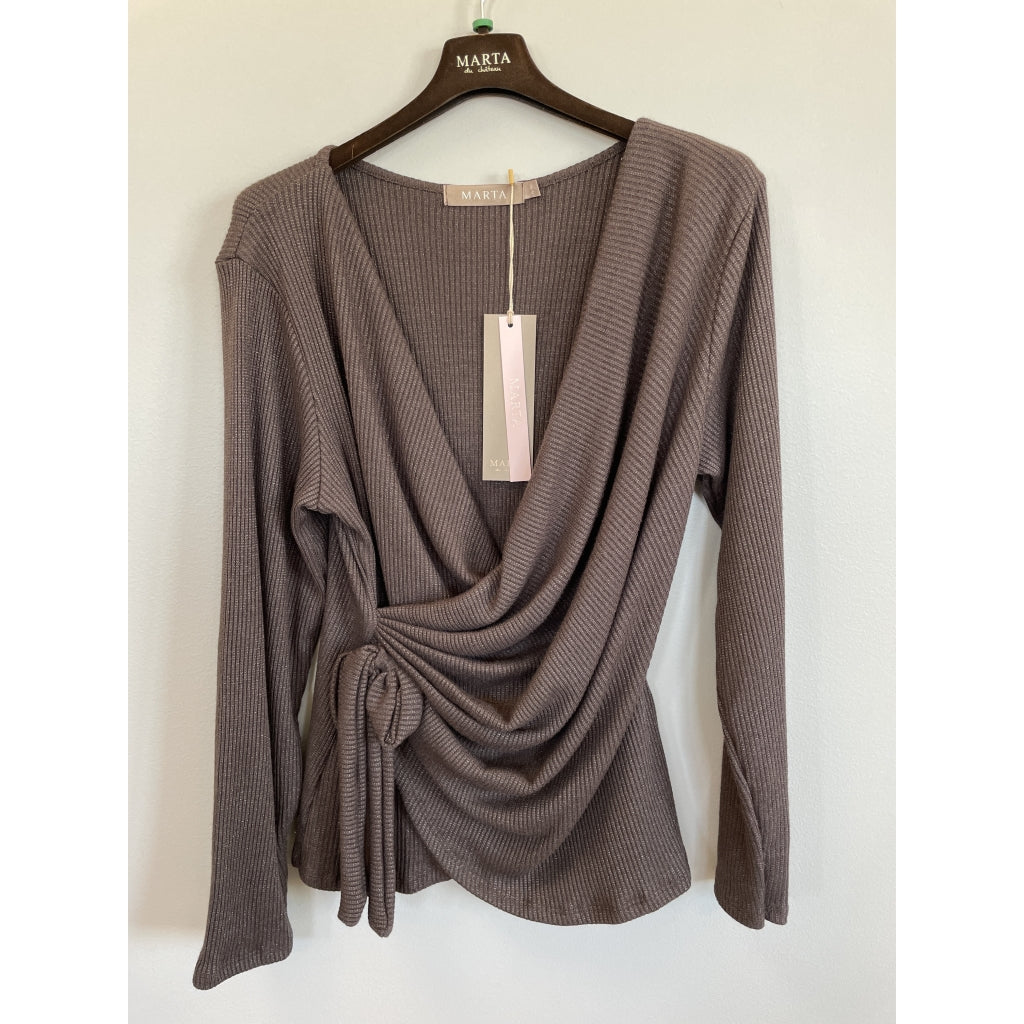 MARTA DU CHATEAU Marta du chateau Dame Bluse MdcTalina 1612- Blouse Moro
