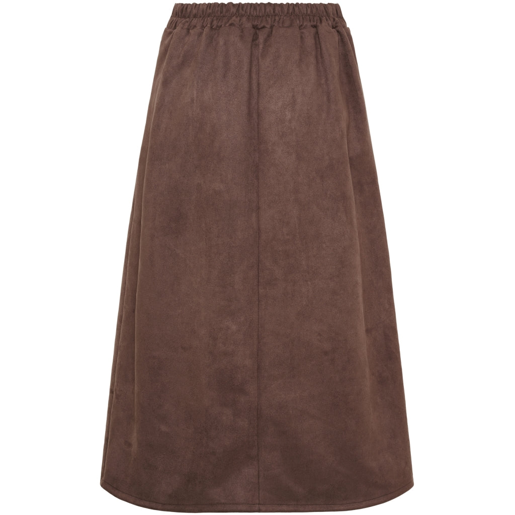 MARTA DU CHATEAU Marta du chateau Dame Nederdel MdcNandina 57123Suede Skirt Moro