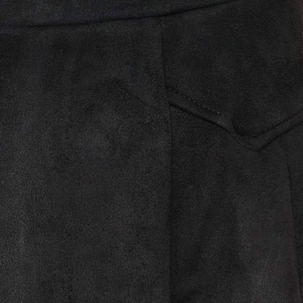MARTA DU CHATEAU Marta du chateau Dame Nederdel MdcNandina 57123Suede Skirt Nero