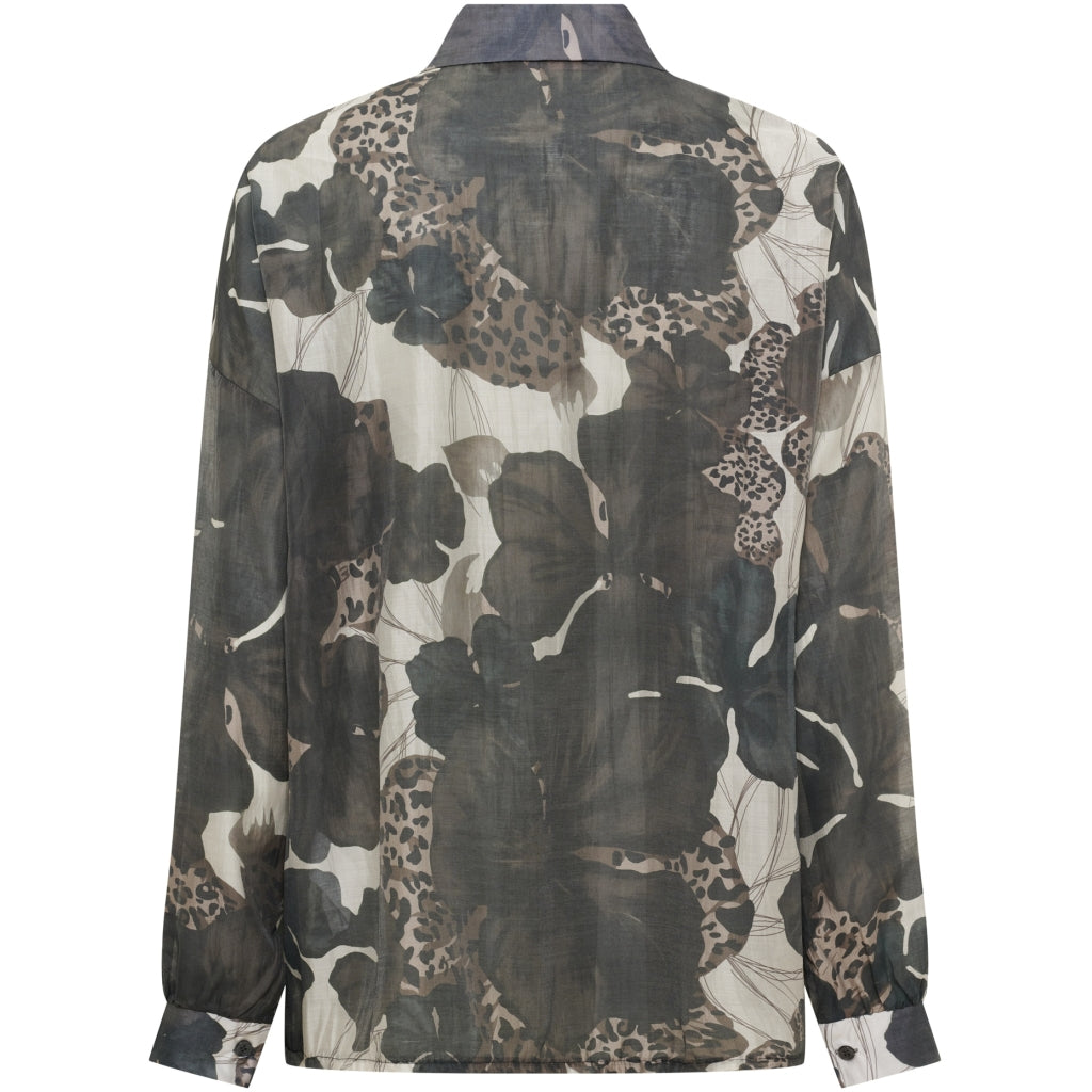 MARTA DU CHATEAU Marta du chateau Dame Skjorte MDCLAKE 7861 Shirt Grey