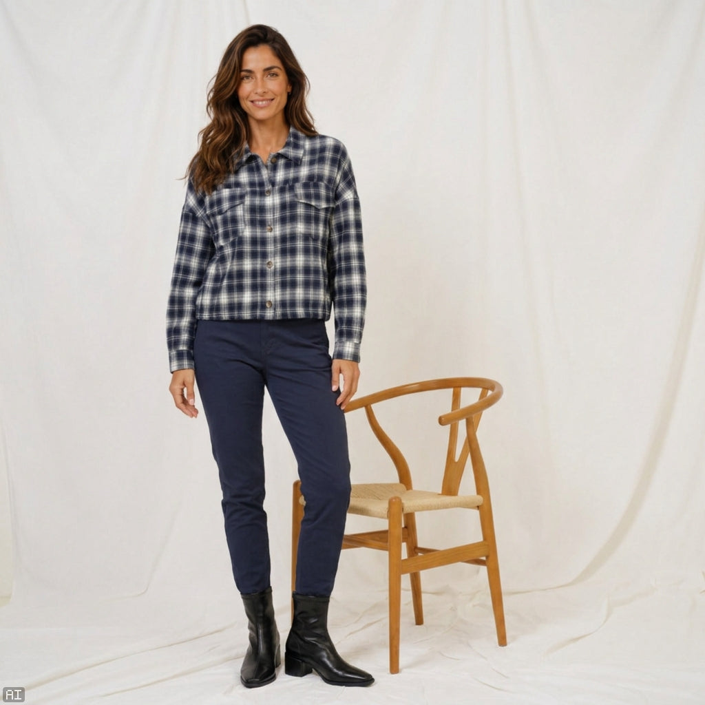 MARTA DU CHATEAU Marta du chateau Dame Skjorte MdcMarbella 268629 Shirt Blue