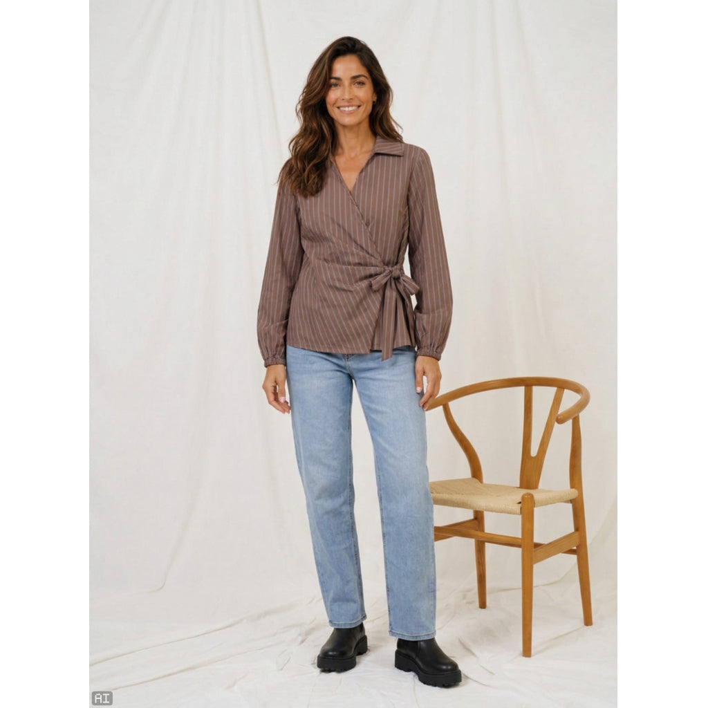 MARTA DU CHATEAU Marta du chateau Dame Skjorte MdcNevada 268992 Shirt Moro