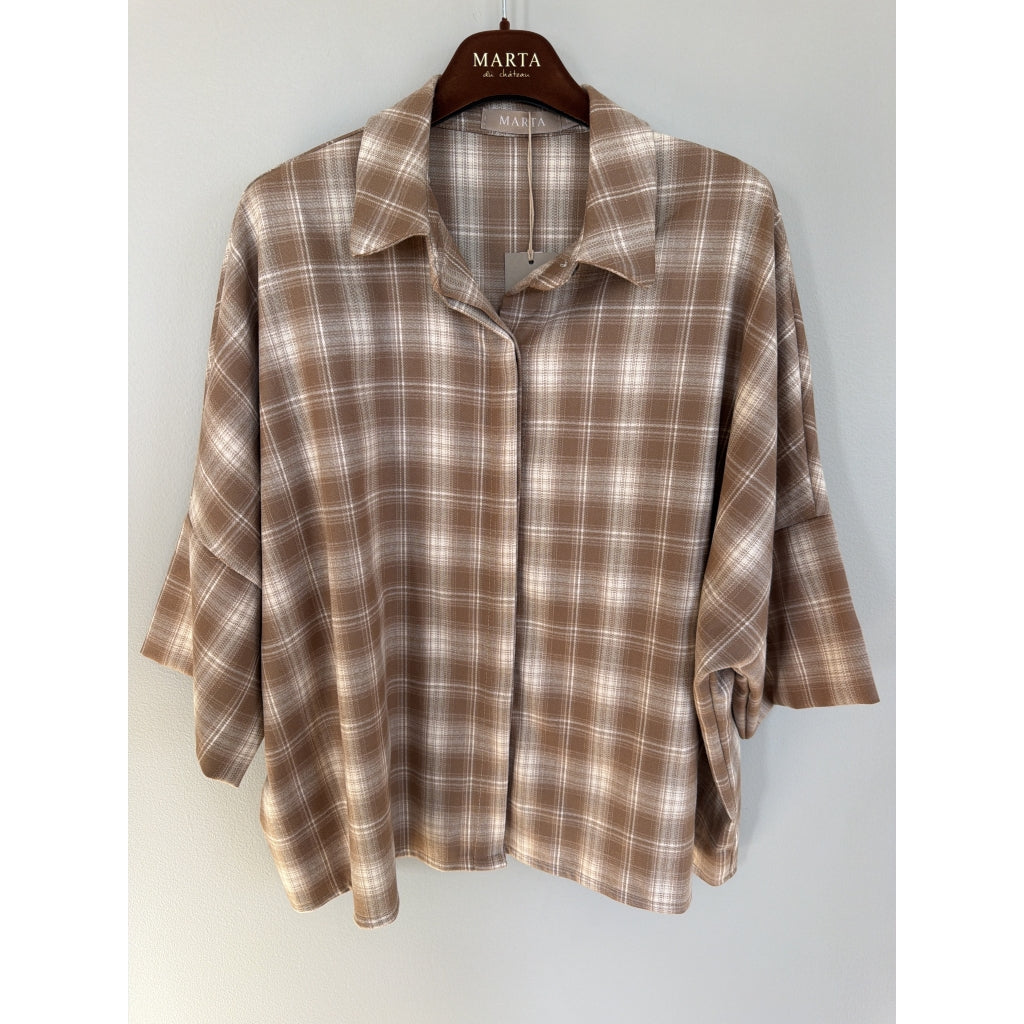 MARTA DU CHATEAU Marta du chateau Dame Skjorte MdcSantorini 268986 Shirt Beige